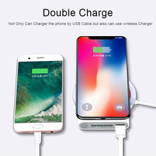 Load image into Gallery viewer, Power Bank &amp; Wireless QI Charger 10000mAh For iPhones &amp; Samsungs