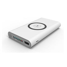 Load image into Gallery viewer, Power Bank &amp; Wireless QI Charger 10000mAh For iPhones &amp; Samsungs