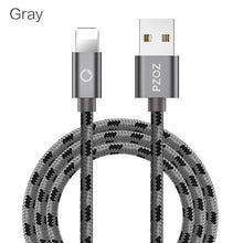 Load image into Gallery viewer, Speed Data Transfer Fiber iPhone USB Cable
