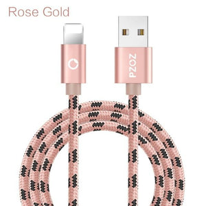 Speed Data Transfer Fiber iPhone USB Cable