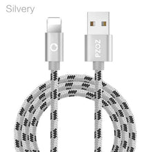 Load image into Gallery viewer, Speed Data Transfer Fiber iPhone USB Cable