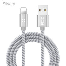 Load image into Gallery viewer, Speed Data Transfer Fiber iPhone USB Cable
